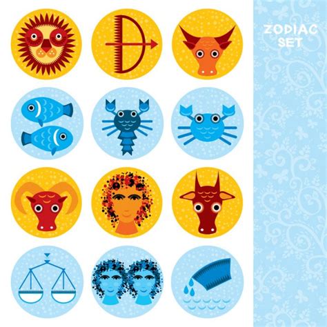 Astrological Zodiac Sign Icon Set — Stock Vector © Cteconsulting 83150310