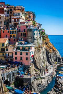 Lukasz Janyst Cinque Terre Italien Manarola Buntes Kunstdruck Glasbild