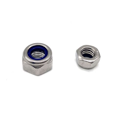 DIN 985 DIN 982 Stainless Steel 304 316 White Nylon Self Lock Nut Buy