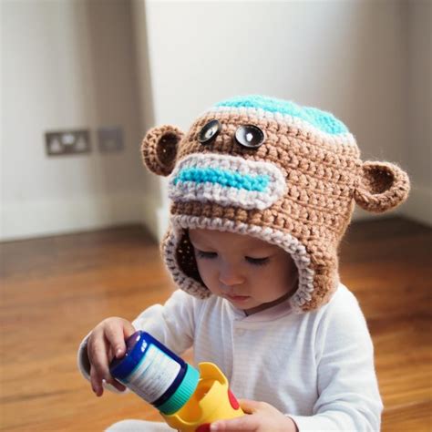 Sock Monkey Hat Cris Crochet Shop