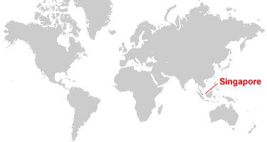 Singapore On World Political Map - Trudy Ingaberg