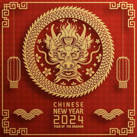 Happy Chinese New Year 2024 Year Of The Chinese Dragon Zodiac 24178771