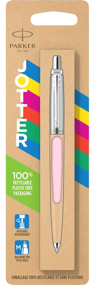 Ручка шариковая Parker Jotter Original K60, Baby Pink CT R2123148