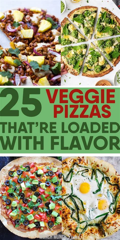 Vegetarian Pizzas Chockful Of Tasty Veggies Vegetarian Pizza Recipe