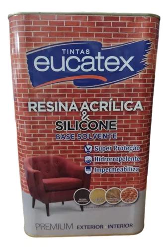 Resina Acr Lica Brilhante Incolor Base Solvente Eucatex L