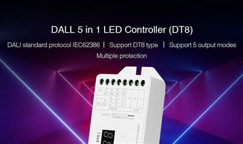 Dali 5in 1 Led Controller Dt8 Miboxer Mi Light Dl X Push Dimming Dali