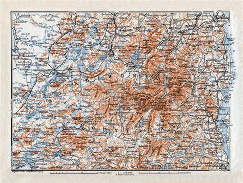 Adirondack Mountains Map – Stomping Grounds