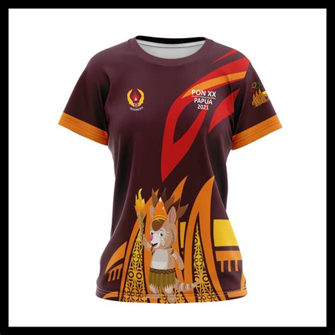 Jual Baju Kaos Tshirt Jersey Wanita PON XX Papua 2021 Pekan Olahraga