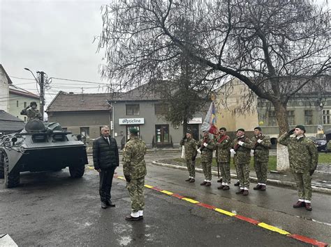 Ceremonie emoționantă de depunere a jurământului militar la Brad