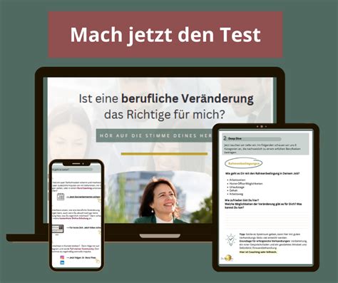 Berufliche Veränderung Test