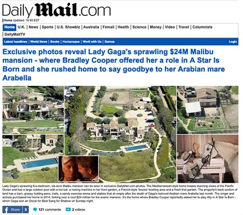 Lady Gagas Stunning Malibu Mansion Coleman Rayner