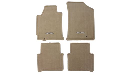 Genuine Nissan Carpeted Floor Mats Beige 2010 2013 Altima Coupe