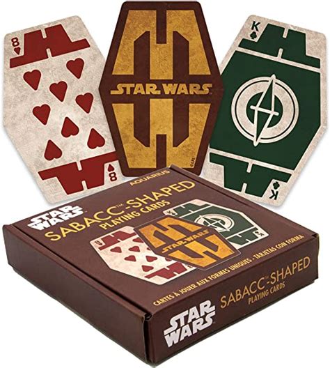 Aquarius Star Wars Playing Cards Star Wars Sabacc Shaped Deck Of