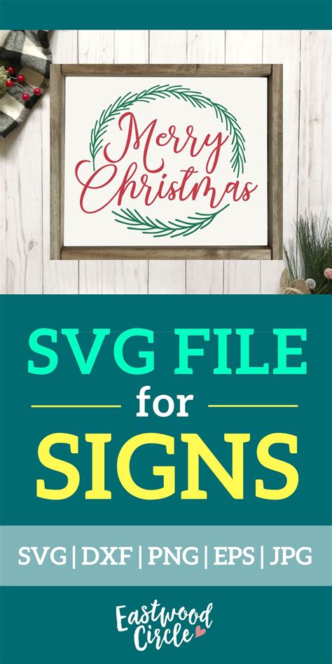 Merry Christmas Svg Merry Christmas Sign Svg Christmas Svg Christmas Svg Files Christmas