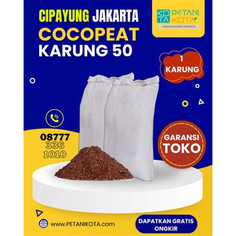 Jual Cocopeat Karungan Besar Kg Media Tanam Serbuk Sabut Kelapa