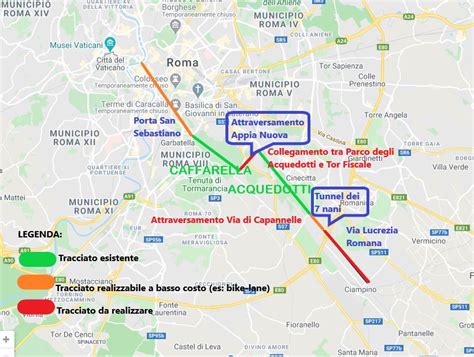 In Bici Su Lasse Degli Acquedotti Fai La Storia