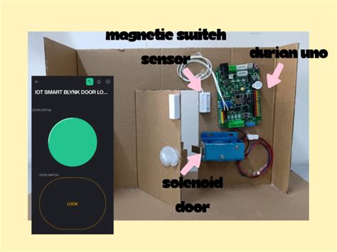 Arduino Stem Rbt Project Iot Smart Blynk Door Lock System With Durian