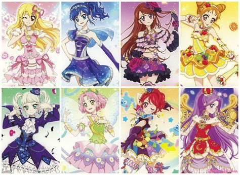 Some Of Aikatsus Outfits These Are Very Beautiful Clothes Being Worn