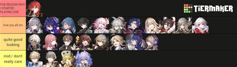 Hsr Tier List Honkai Star Rail HoYoLAB