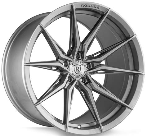 Rohana Wheels Rfx Bt Rohana Rfx Brushed Titanium Wheels