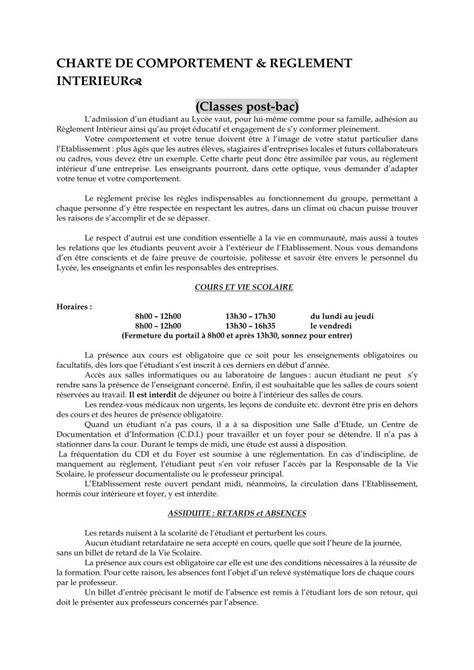 PDF CHARTE DE COMPORTEMENT REGLEMENT CHARTE DE COMPORTEMENT