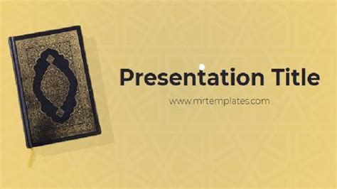 Quran Powerpoint Template Imagesee