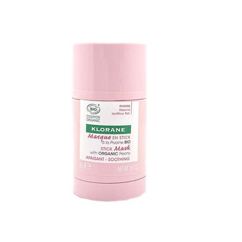 Klorane Masque Visage Stick Apaisant à la Pivoine Bio 25g DocMorris PT