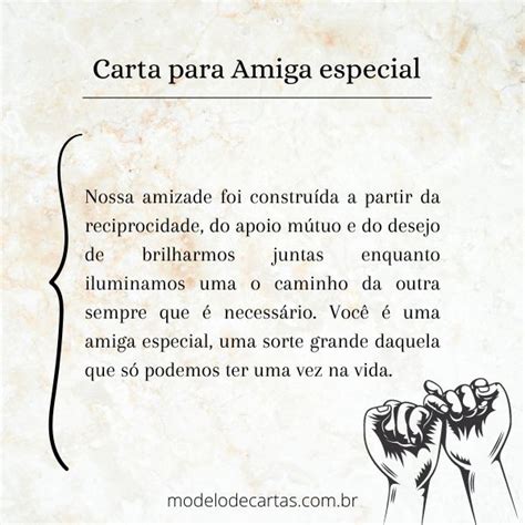 Carta Para Amiga Especial Modelos De Carta Sacada