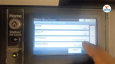 How To Static IP Address Check On Kyocera ECOSYS M5521 IP Network