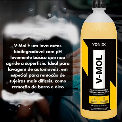 V Mol Shampoo Lava Auto Desincrustante L Vonixx