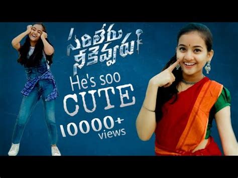 He S So Cute Cover Song By Keerthi Sarileru Neekevaru Mahesh Babu