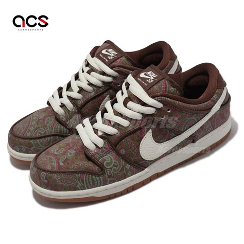 Nike Sb Dunk Low Pro Prm 男鞋 女鞋 咖啡棕色 變形蟲 Paisley 滑板鞋 Dh7534 200 休閒鞋