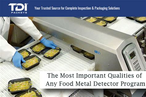 Most Important Qualities Of Any Food Metal Detector Program