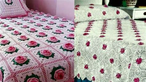 Most Demanding Crochet Bed Sheets Designs Beautiful Flowery Crochet