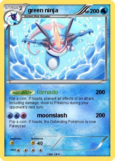 Pokémon Green Ninja 230 230 Tornado My Pokemon Card