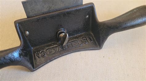 Vintage Stanley No 80 Cabinet Makers Scraper Plane W Blade Vinty