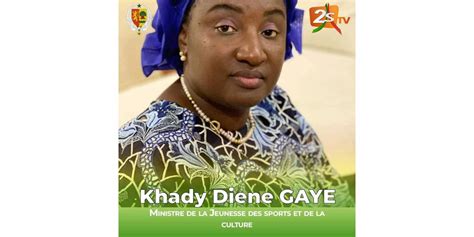 Khady Diène GAYE nouvelle Ministre des sports du Sénégal LesDirigeantes