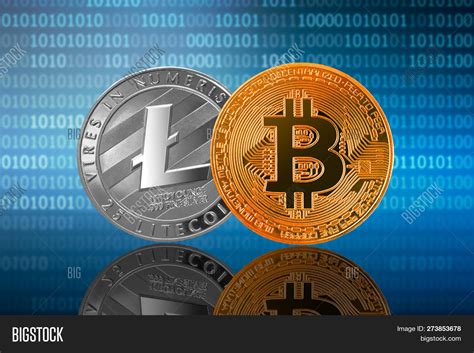 Bitcoin Btc Litecoin Image And Photo Free Trial Bigstock