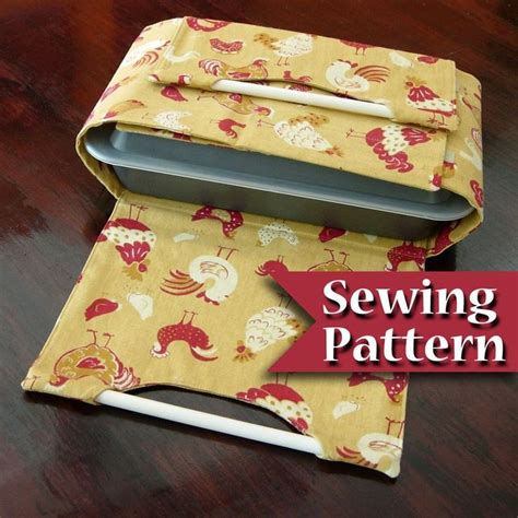 Casserole Carrier Pattern Pdf Tutorial Casserole Dish Pattern Instant Download Casserole Carrier