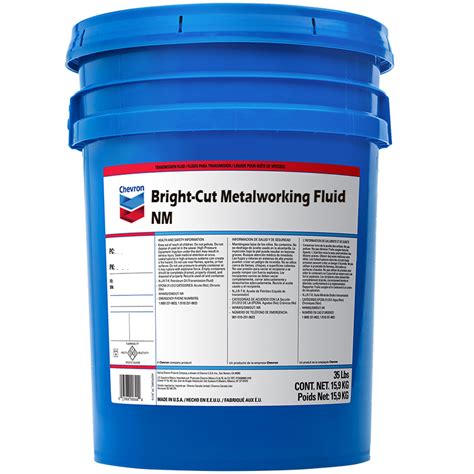 Chevron Bright Cut Metalworking Fluid Nm Scl