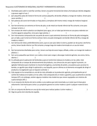 Cuestionario De Maquinas PDF