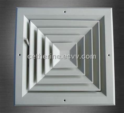 Squate Air Diffuser With Damper Cd Sa4fu With Damper China Square Ceiling Diffuser Damper