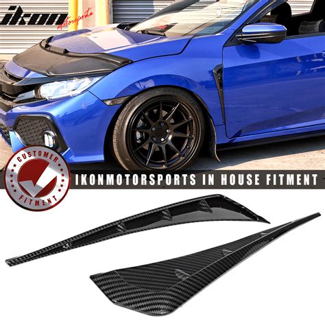 Compatible With Honda Civic Th Gen Fender Vents Front Pair