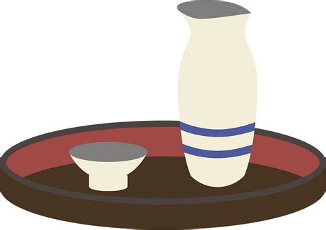 Sake glass - Free vector clipart images on creazilla.com