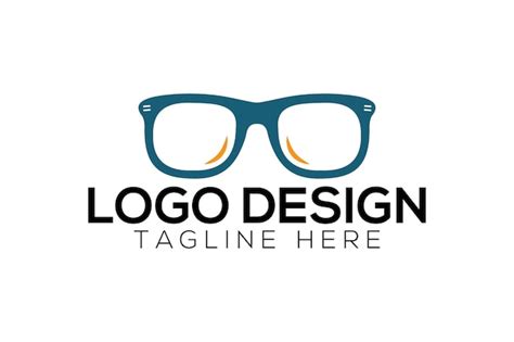 Premium Vector Simple Glasses Logo Design Vector