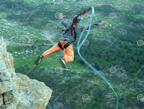 Rope Jumpingbungee Jumping Stock Image Image Of Color Extreme