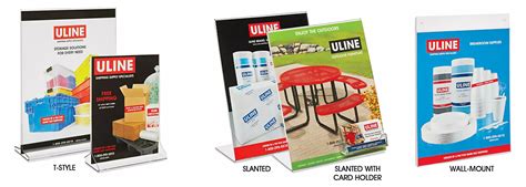 Acrylic Sign Holders In Stock Uline