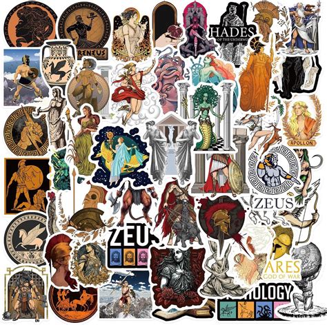 Amazon Yoksas Vintage Greek Mythology Stickers Pcs Vinyl