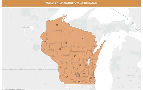 Wisconsin Legislative Districts Map