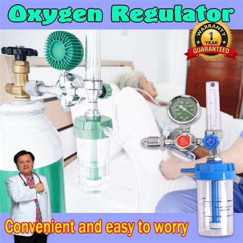 Oxyplus Medical Oxygen Regulator Set With Nasal Cannula Regulator